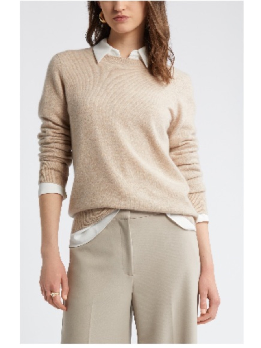 Nordstrom 100% Cashmere Crewneck Sweater